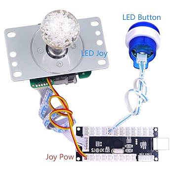 Amazon | SJ@JXアーケードゲームLED DIYキットメカニカル